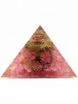 Orgonite Pyramids - Rose Quartz - 3"x3"x2"